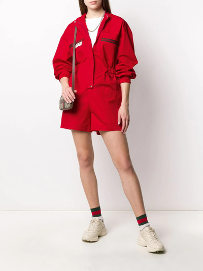 GUCCI logo label playsuit outlook