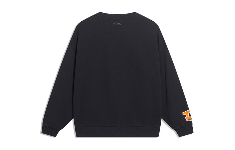 Li-Ning Li-Ning Hoops Cartoon Graphic Sweatshirt 'Black' AWDT553-2 outlook
