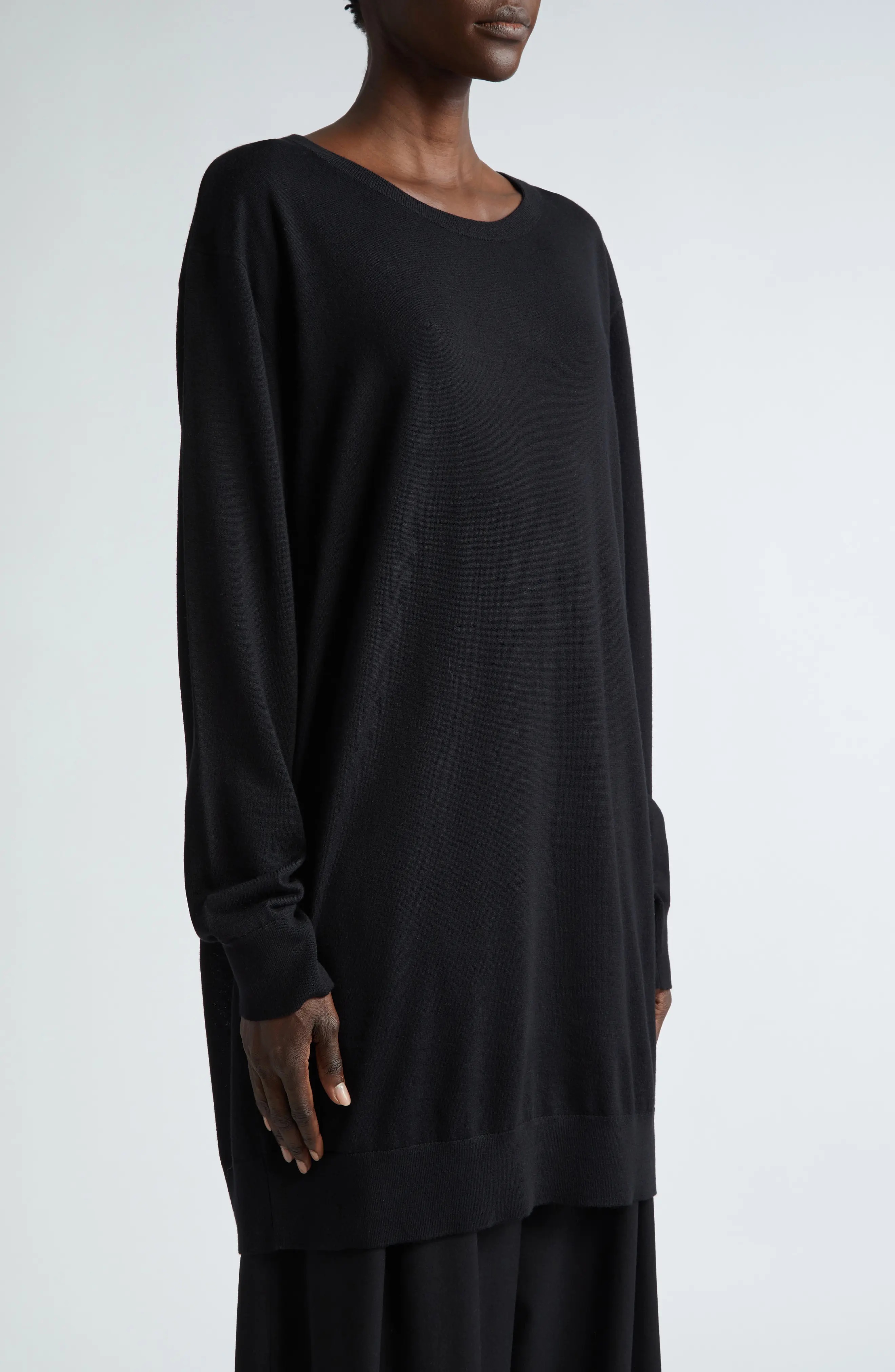 Tammy Elongated Wool Sweater - 4