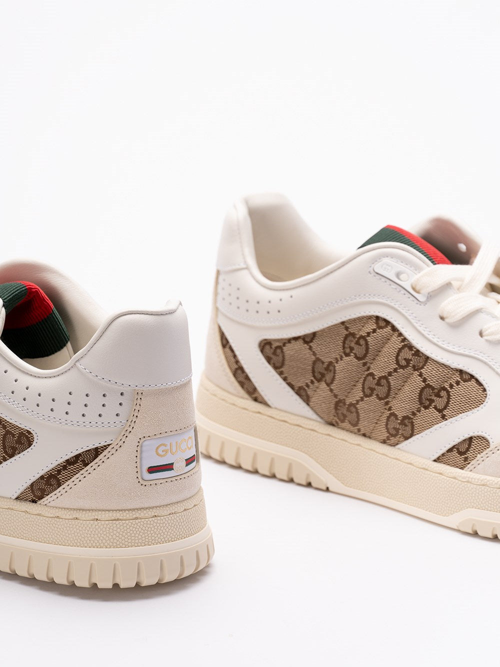 Gucci Men `Gucci Re-Web` Sneakers - 5