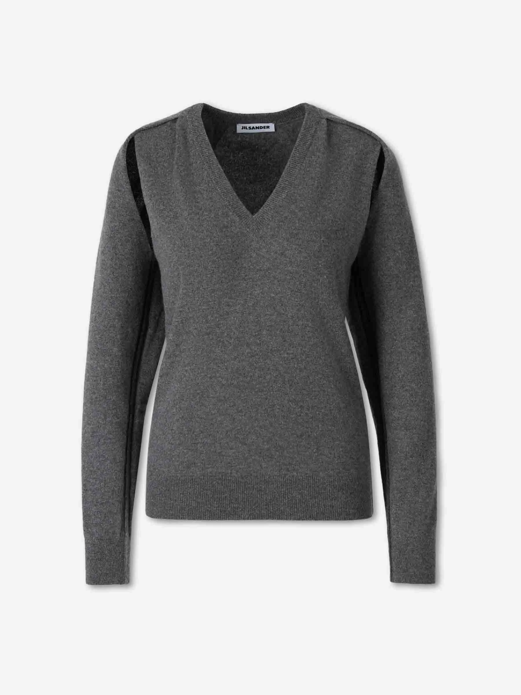 CASHMERE KNIT SWEATER - 1
