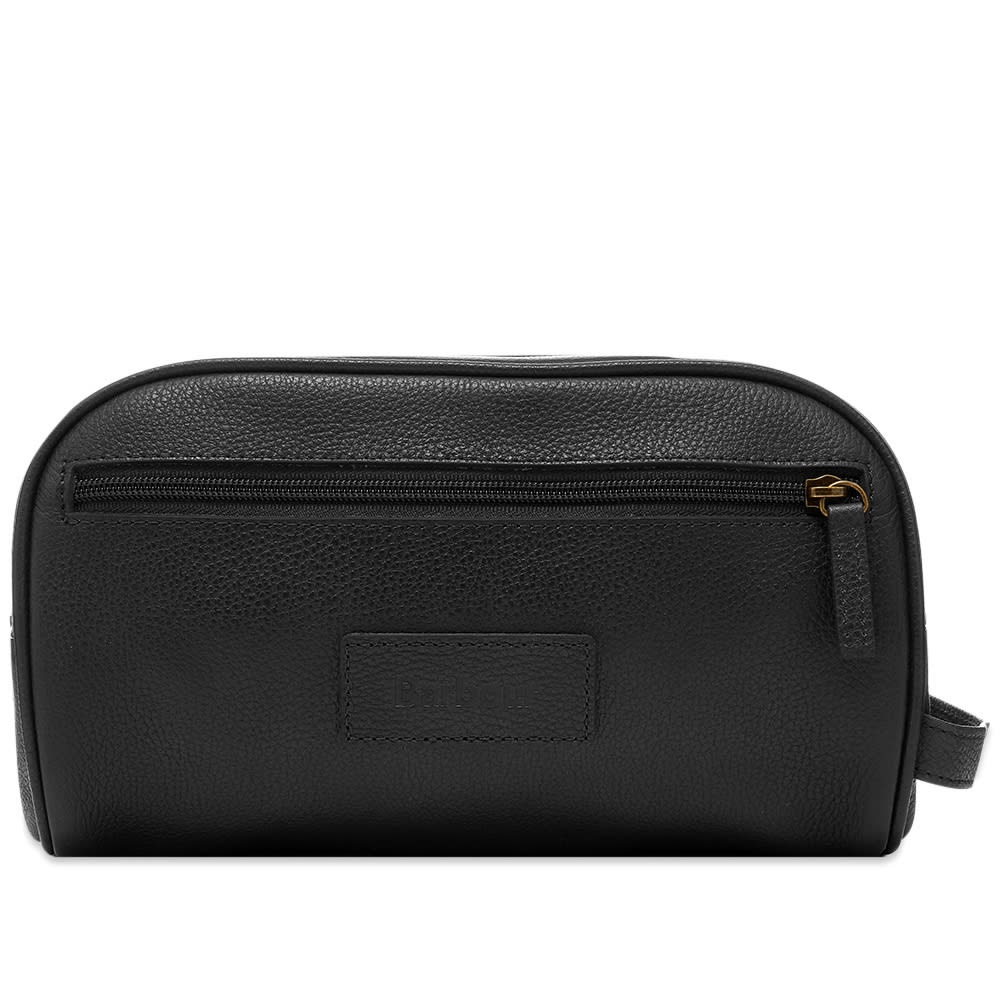 Barbour Leather Washbag - 1