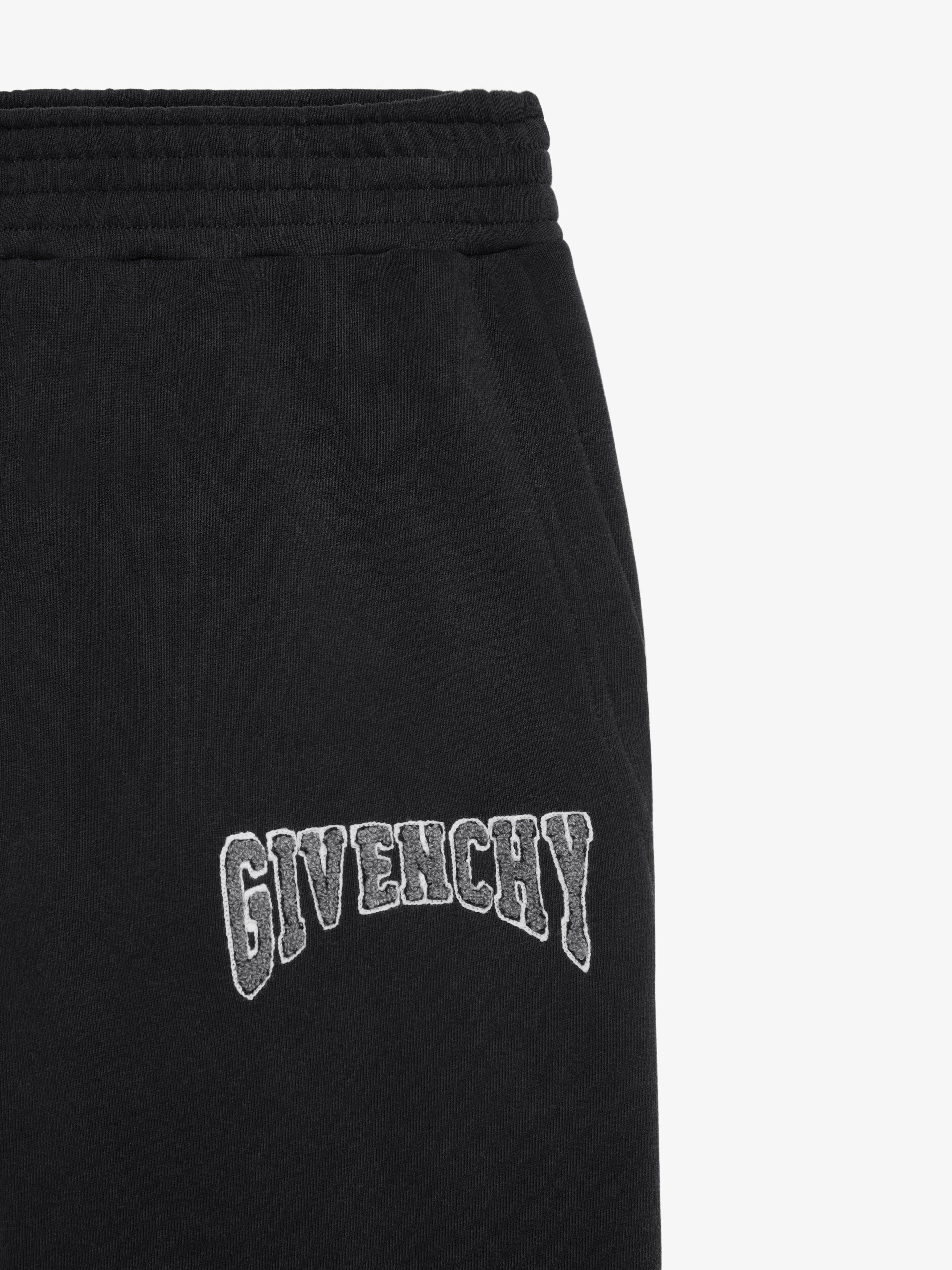 SLIM FIT JOGGER PANTS IN FELPA WITH PATCHS - 5