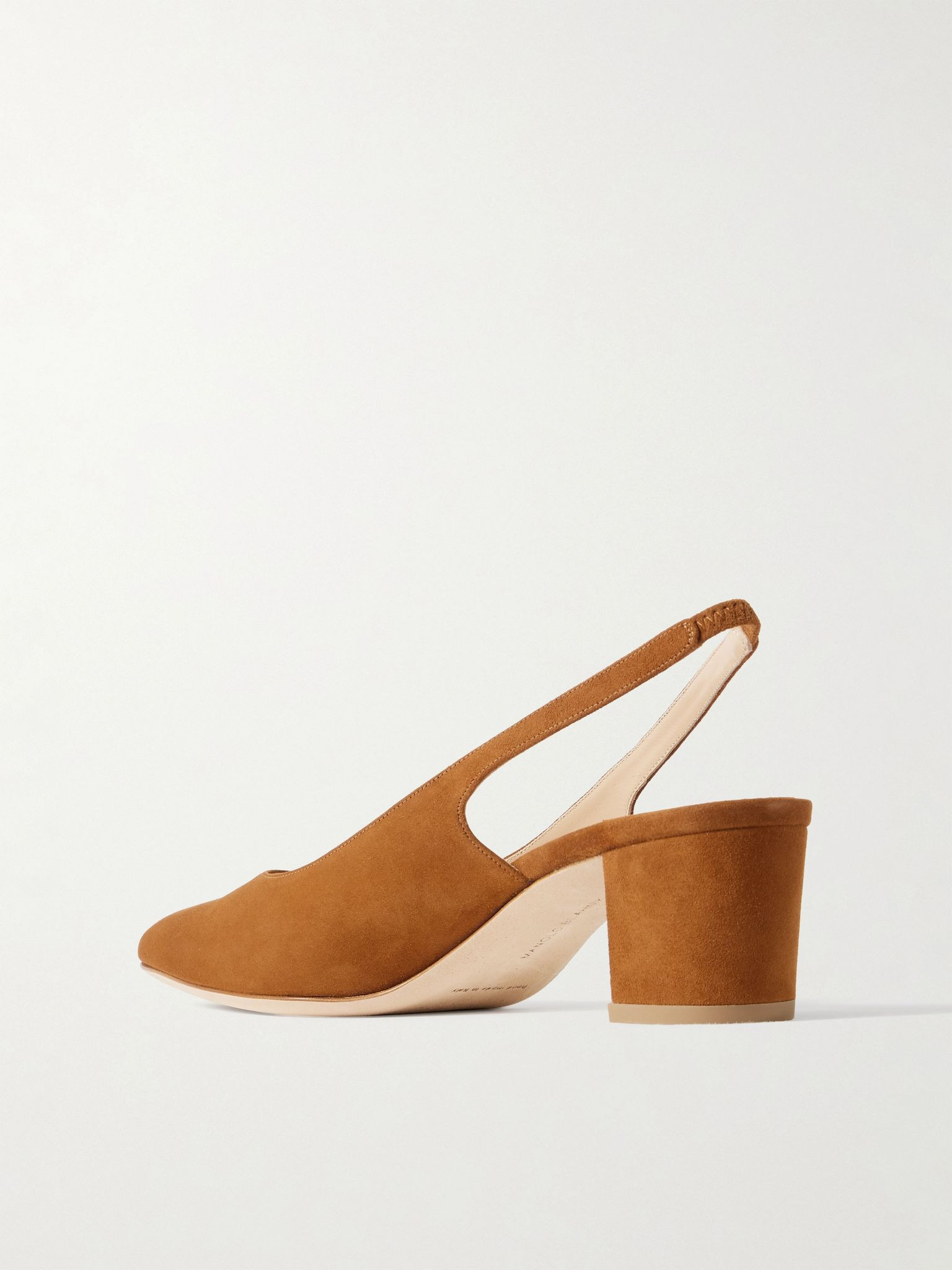 Allurasan 50 suede slingback pumps Brown - 3