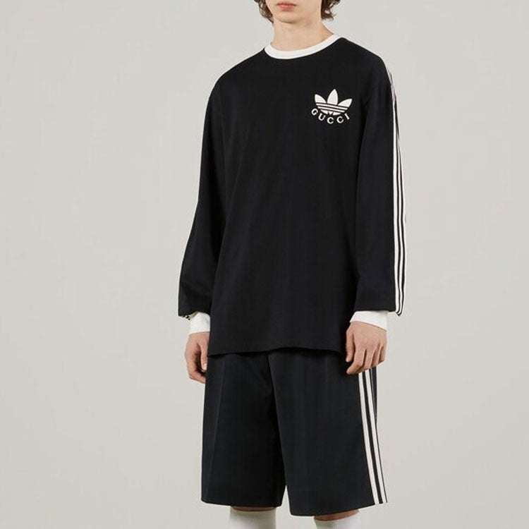 Adidas X Gucci long sleeve T-shirt 'Black' 722944-XJE1H-1152 - 4