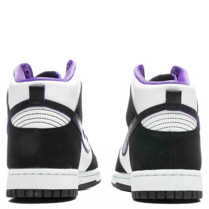 Nike NIKE DUNK HIGH RETRO PREMIUM EMB - BLACK/WHITE/ACTION GRAPE outlook