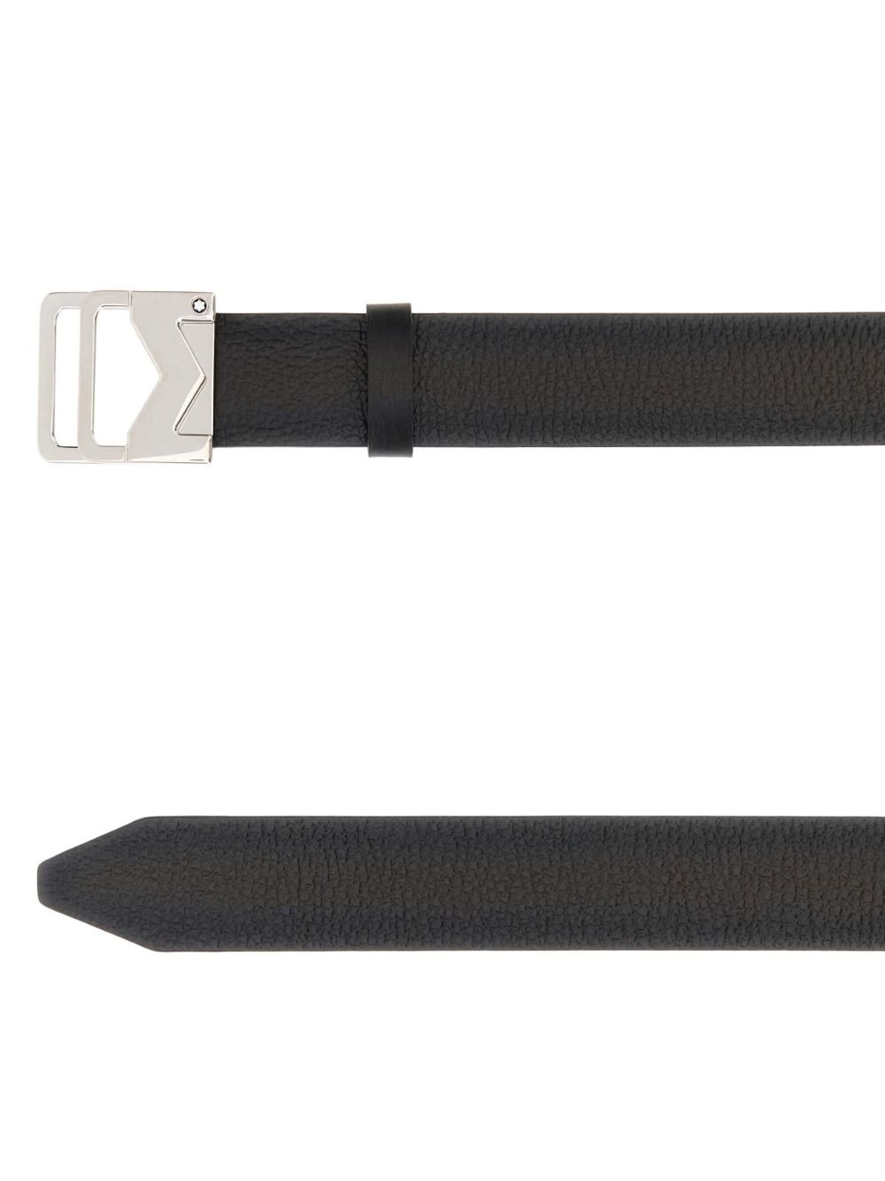 leather buckled belt - 3