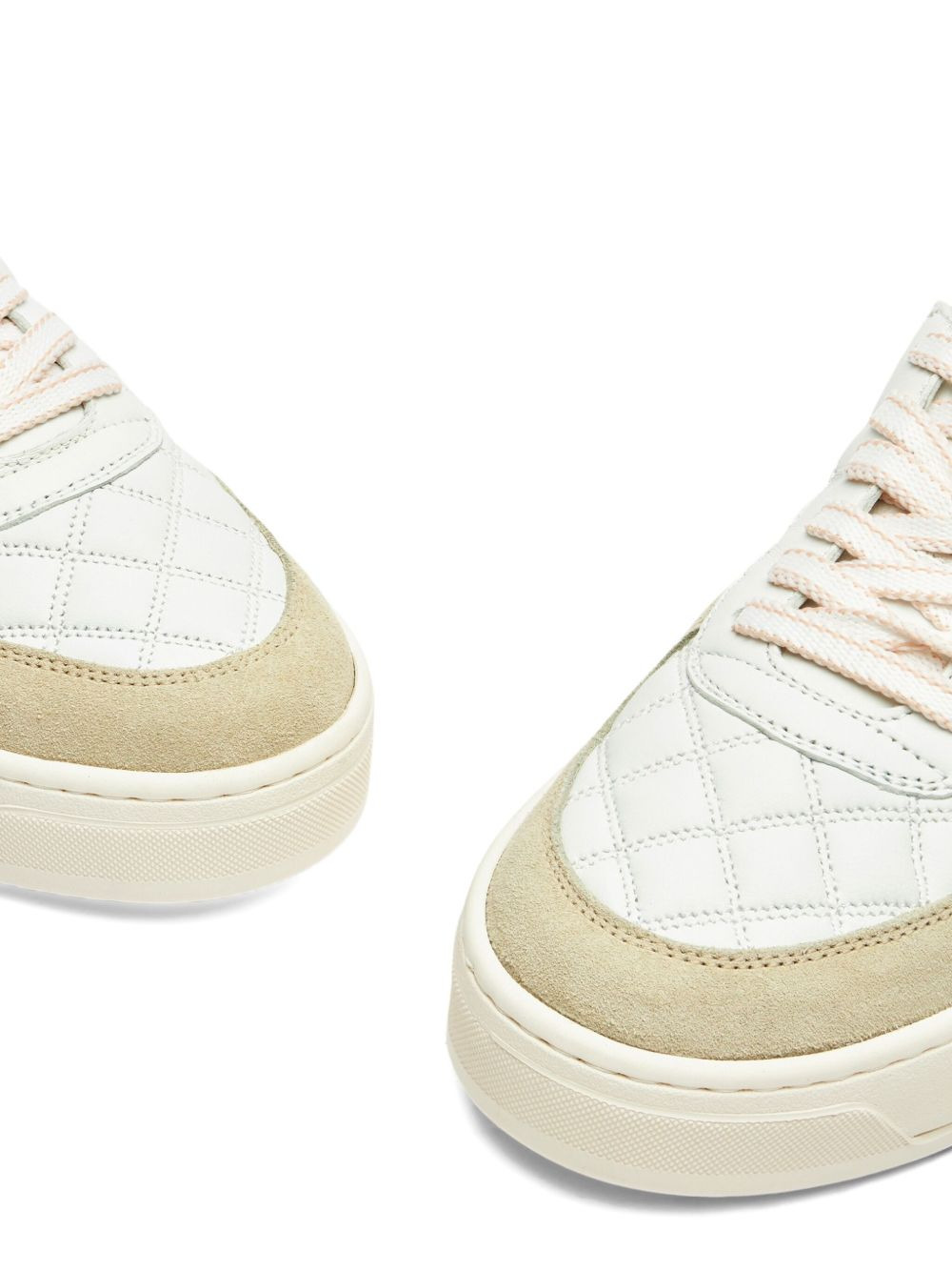 quilted platform trainers - 4