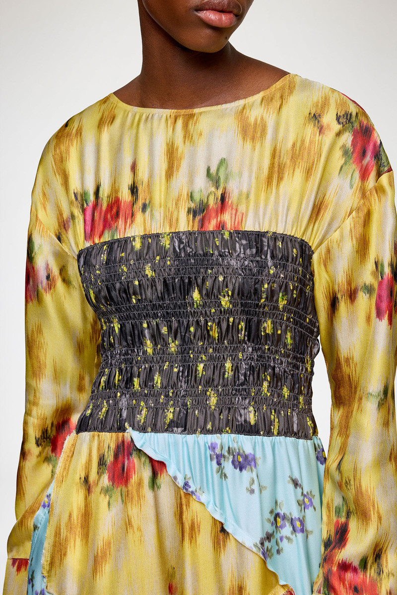 DRESS IN MULTI PRINTED SILK 3