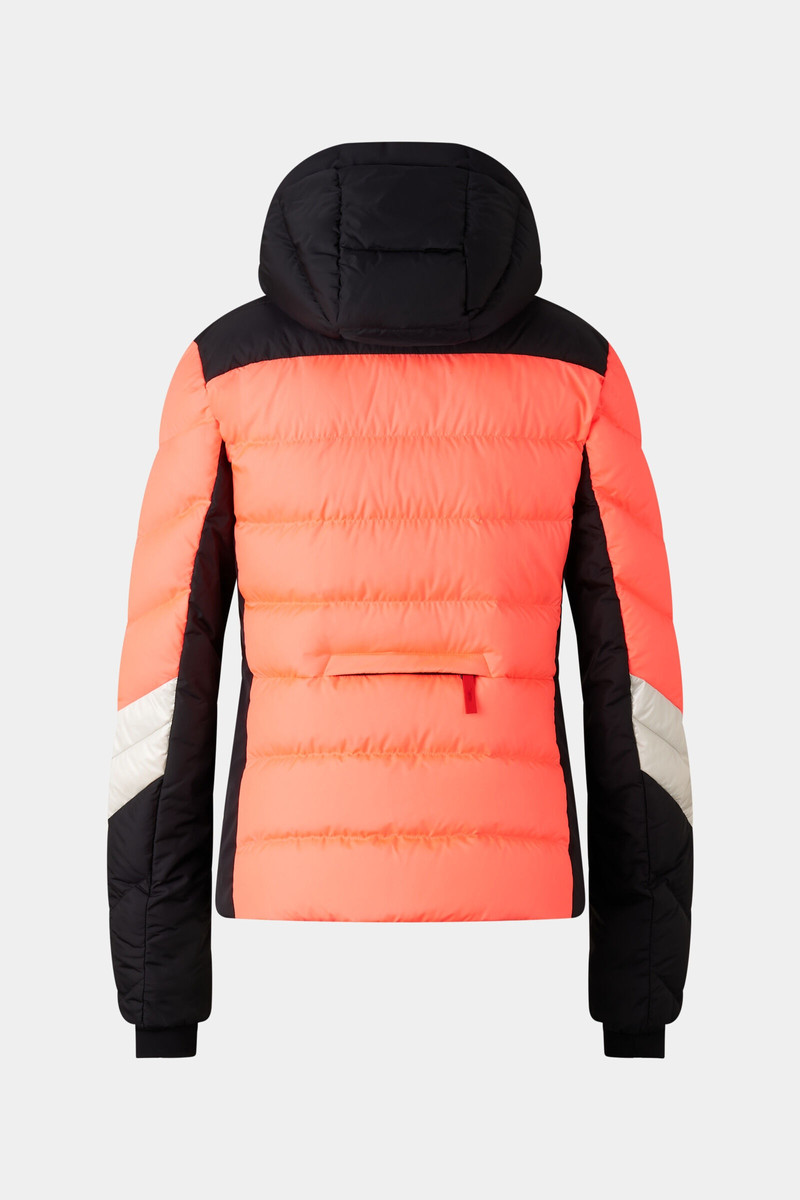 BOGNER Farina Down ski jacket in Pink/Black outlook