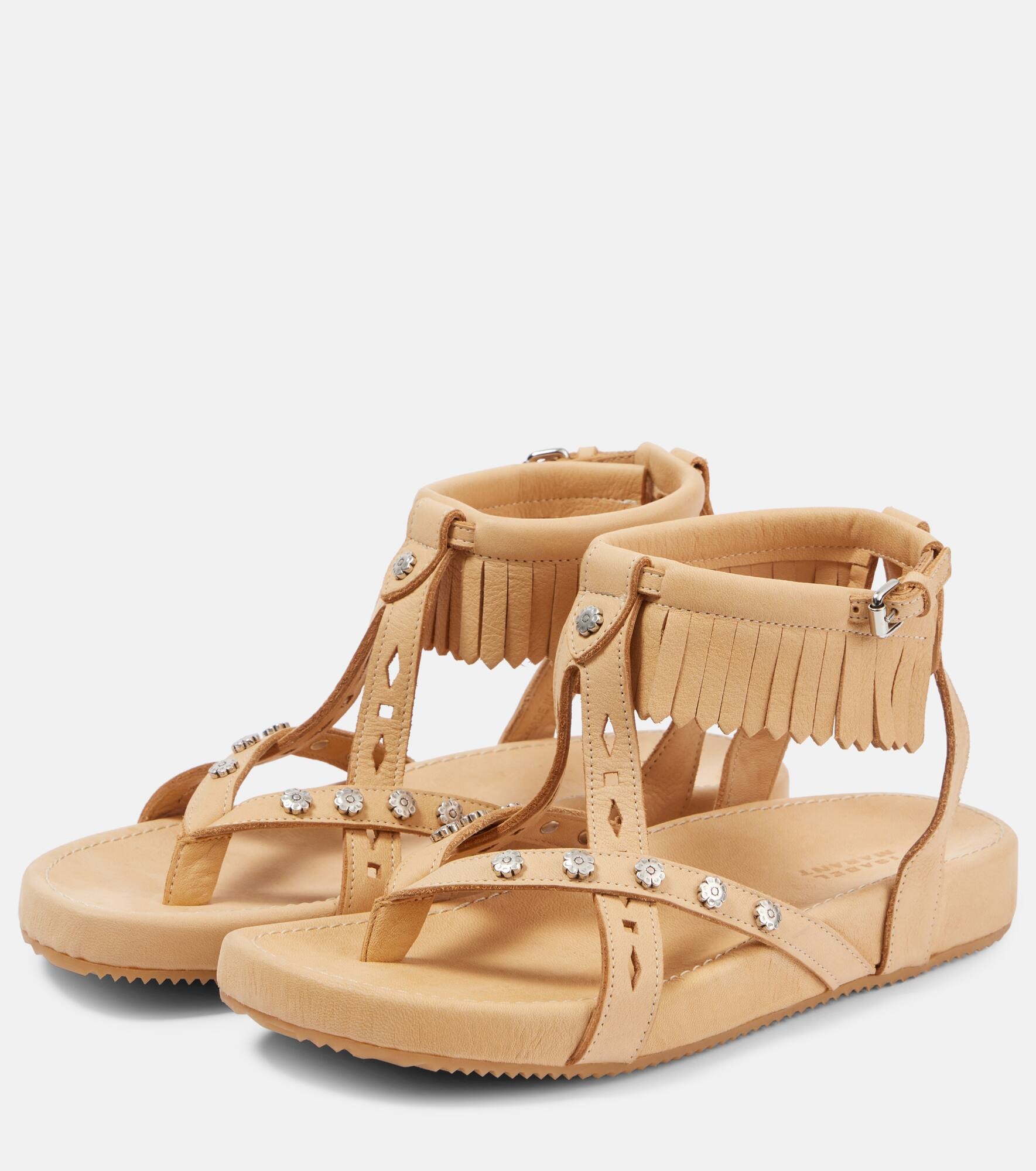 Silya studded leather sandals - 4