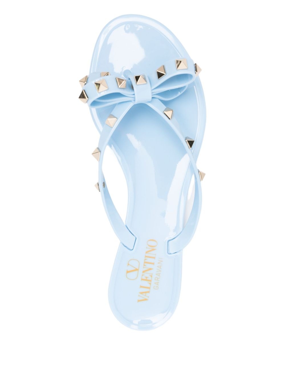 Rockstud bow-detail flip-flops - 4