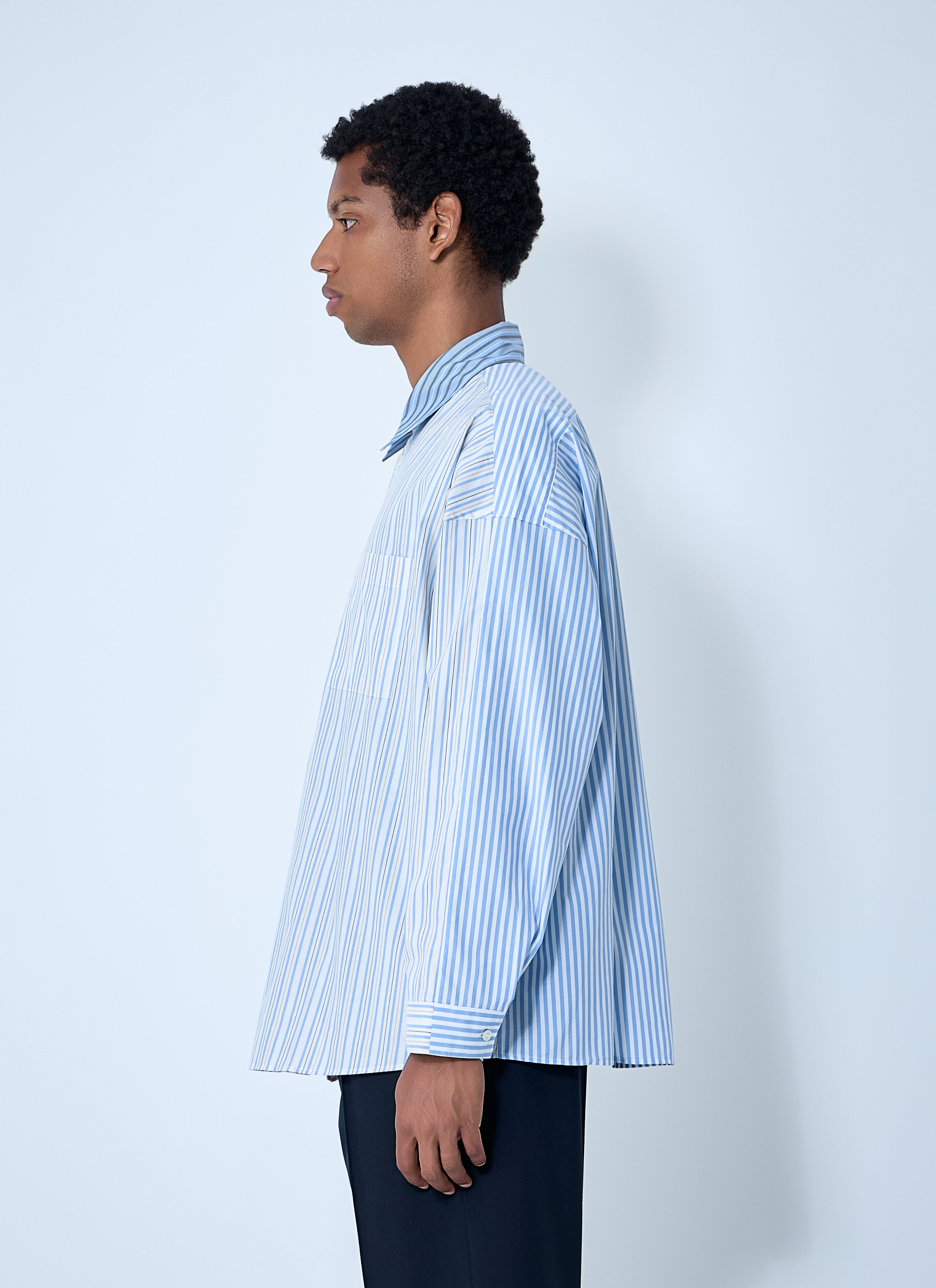 Marni Men Striped Button-Down Shirt - 3