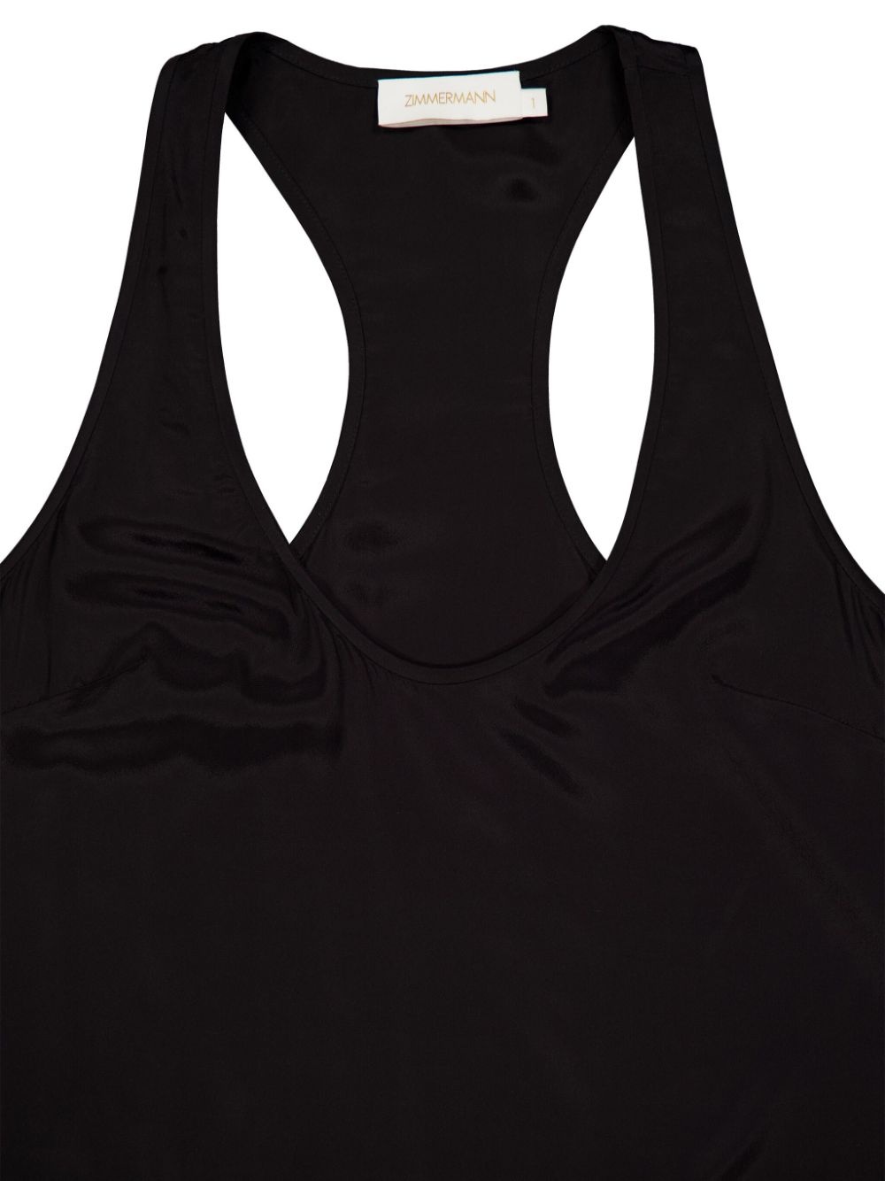 racerback silk tank top - 3