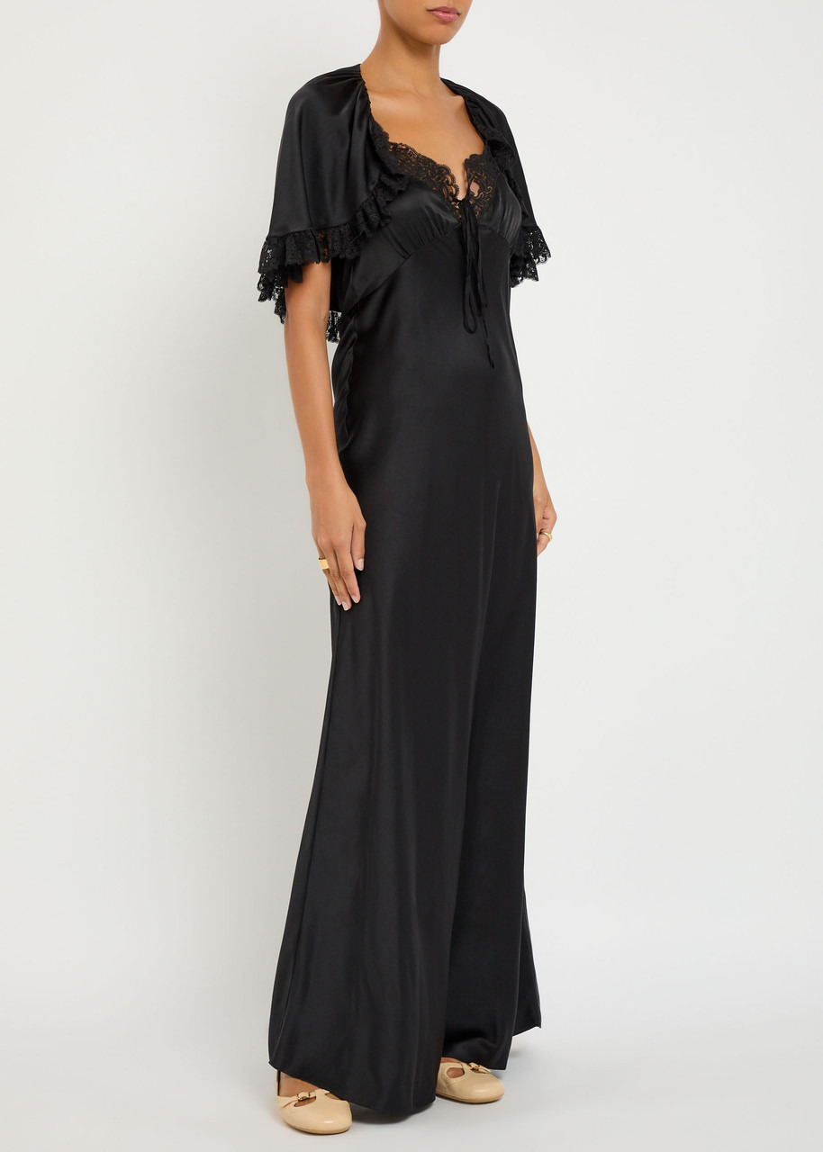 Chloe Cape-effect Silk Gown - 2