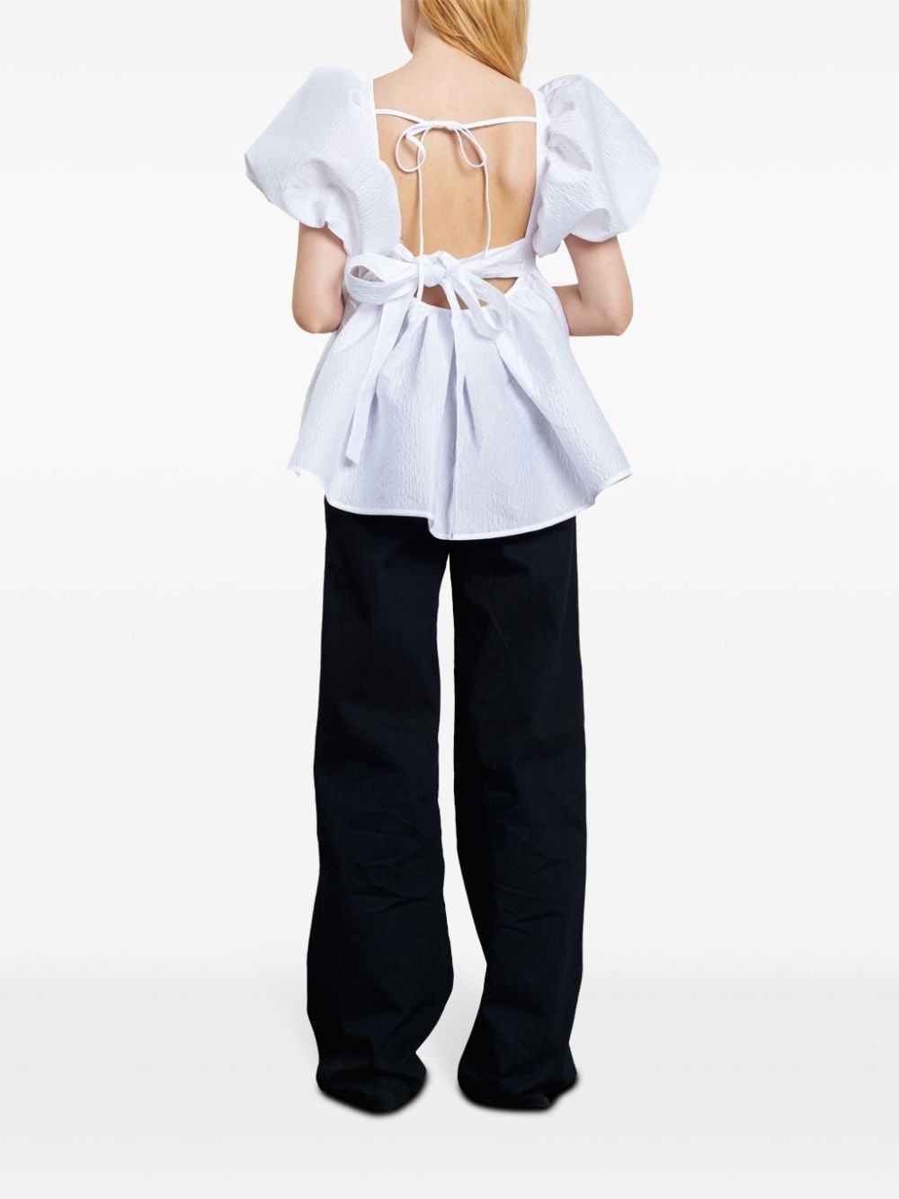 Alma matelassé-effect blouse - 3