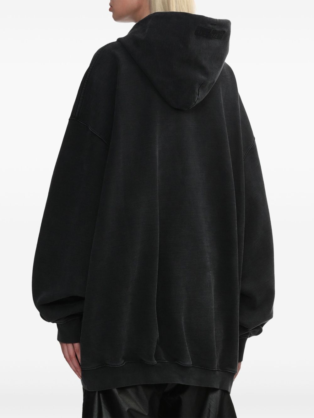 logo-embellished hoodie - 4