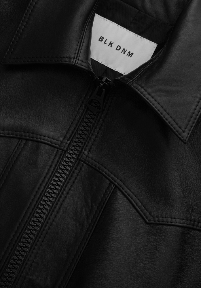 LEATHER JACKET 77 BLACK - 5