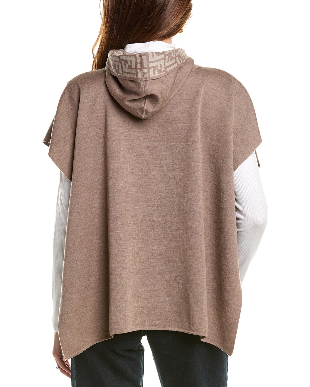 FENDI Wool-Blend Poncho - 2