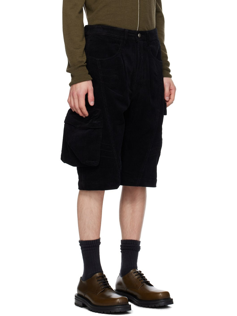 Andersson Bell Black Milano Corduroy Cargo Pants outlook