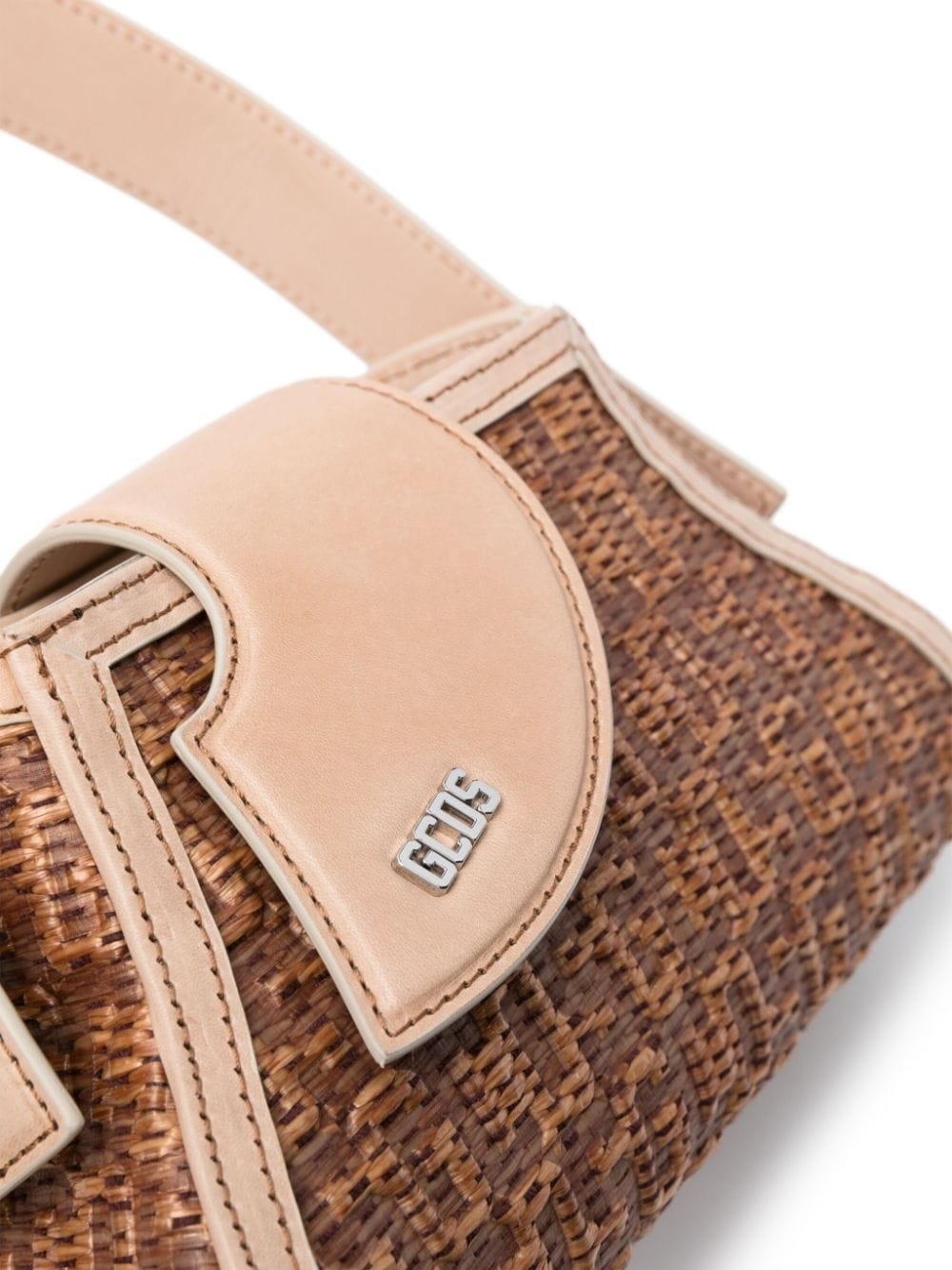 small Comma woven-raffia bag - 4