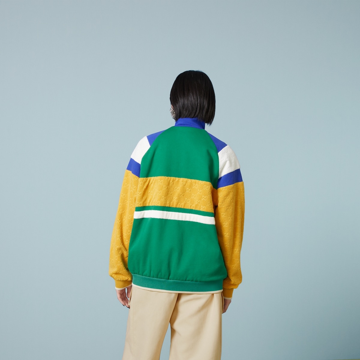 Cotton jersey zip jacket - 6