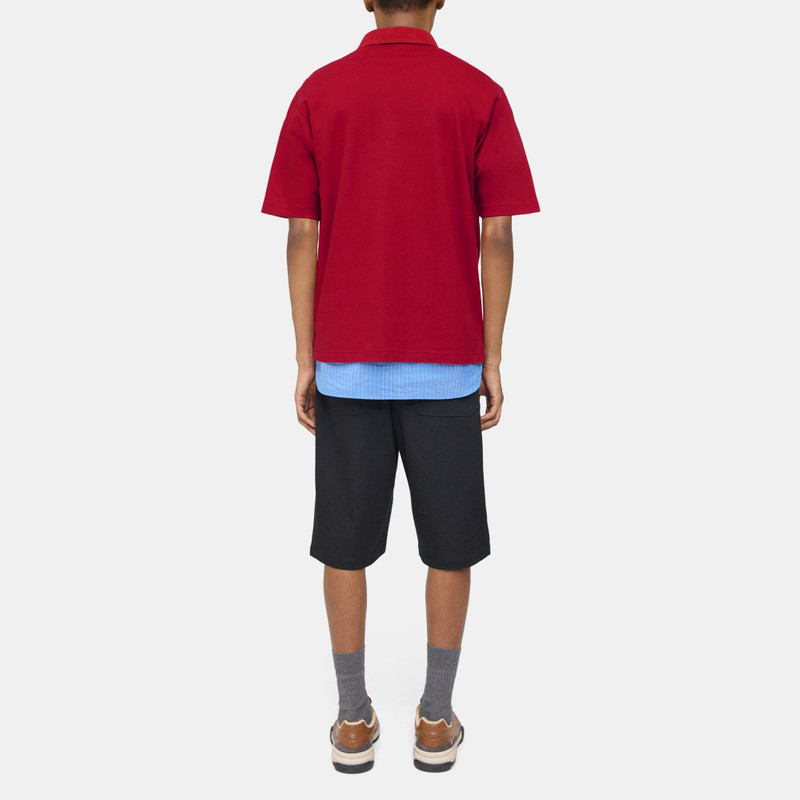 Theory Polo in Cotton Piqué outlook