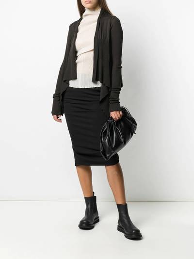 Rick Owens pull-on midi skirt outlook