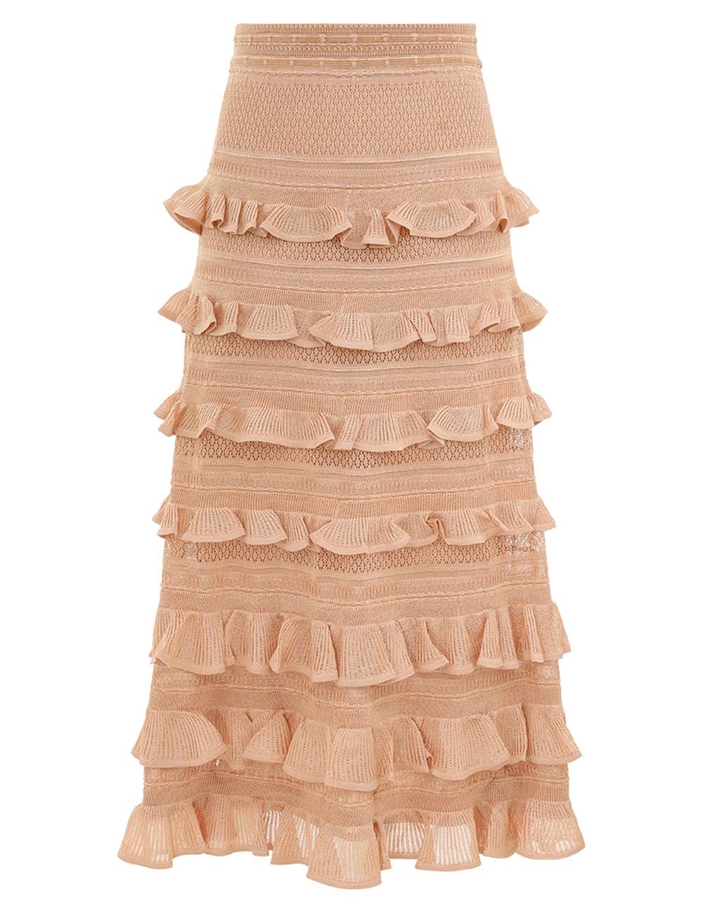 ILLUSTRATION FRILLED SKIRT - 1