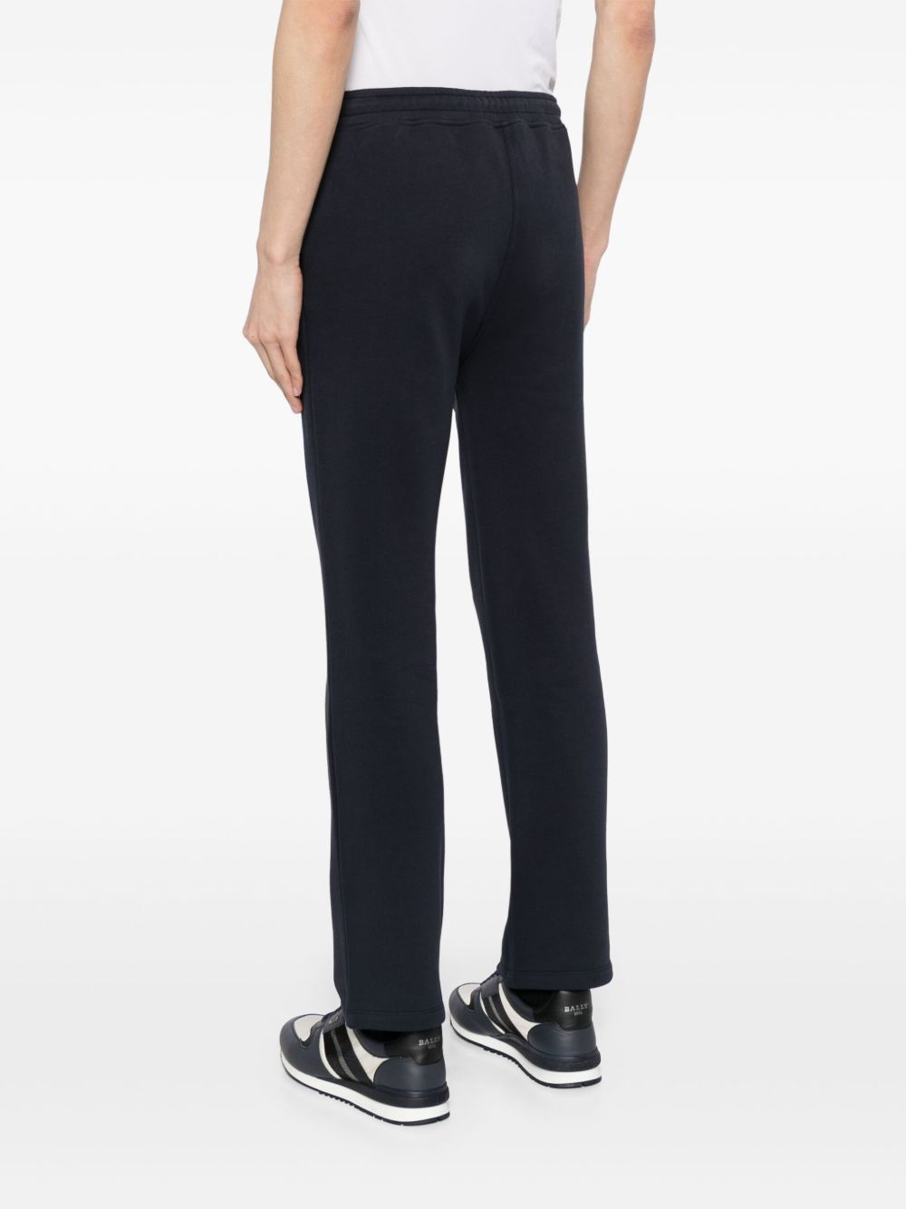 straight-leg cotton track pants - 4