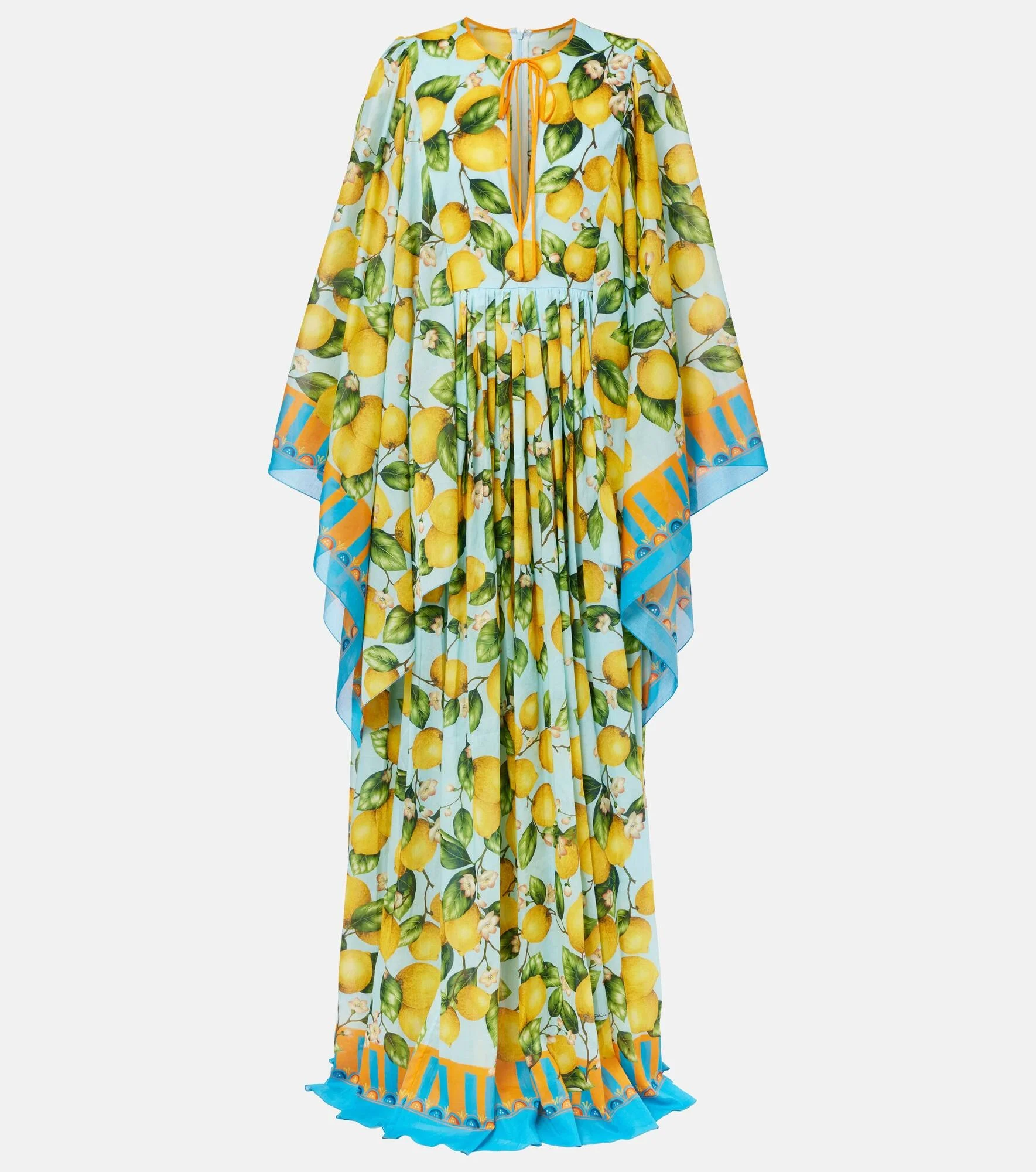 Taormina printed cotton kaftan - 1