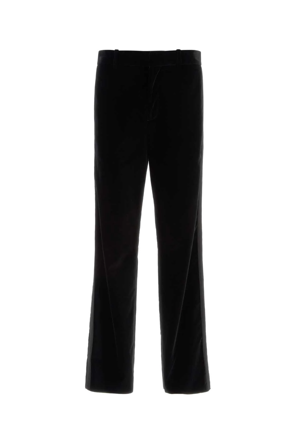 Fendi Men Black Velvet Pant - 1