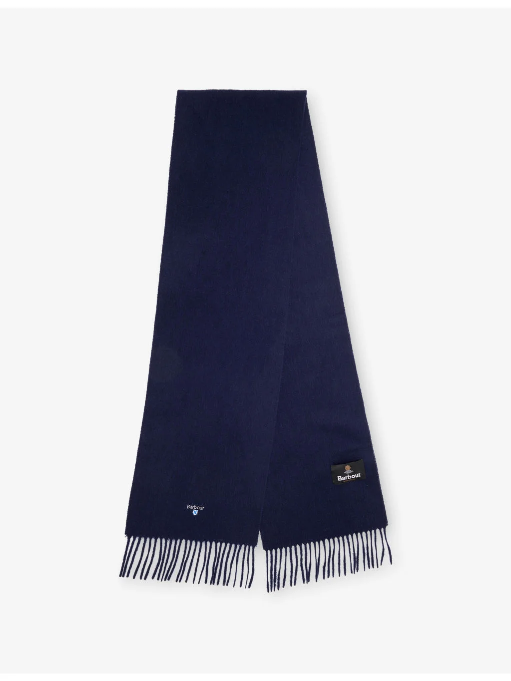 Brand-Patch Wool Scarf - 1