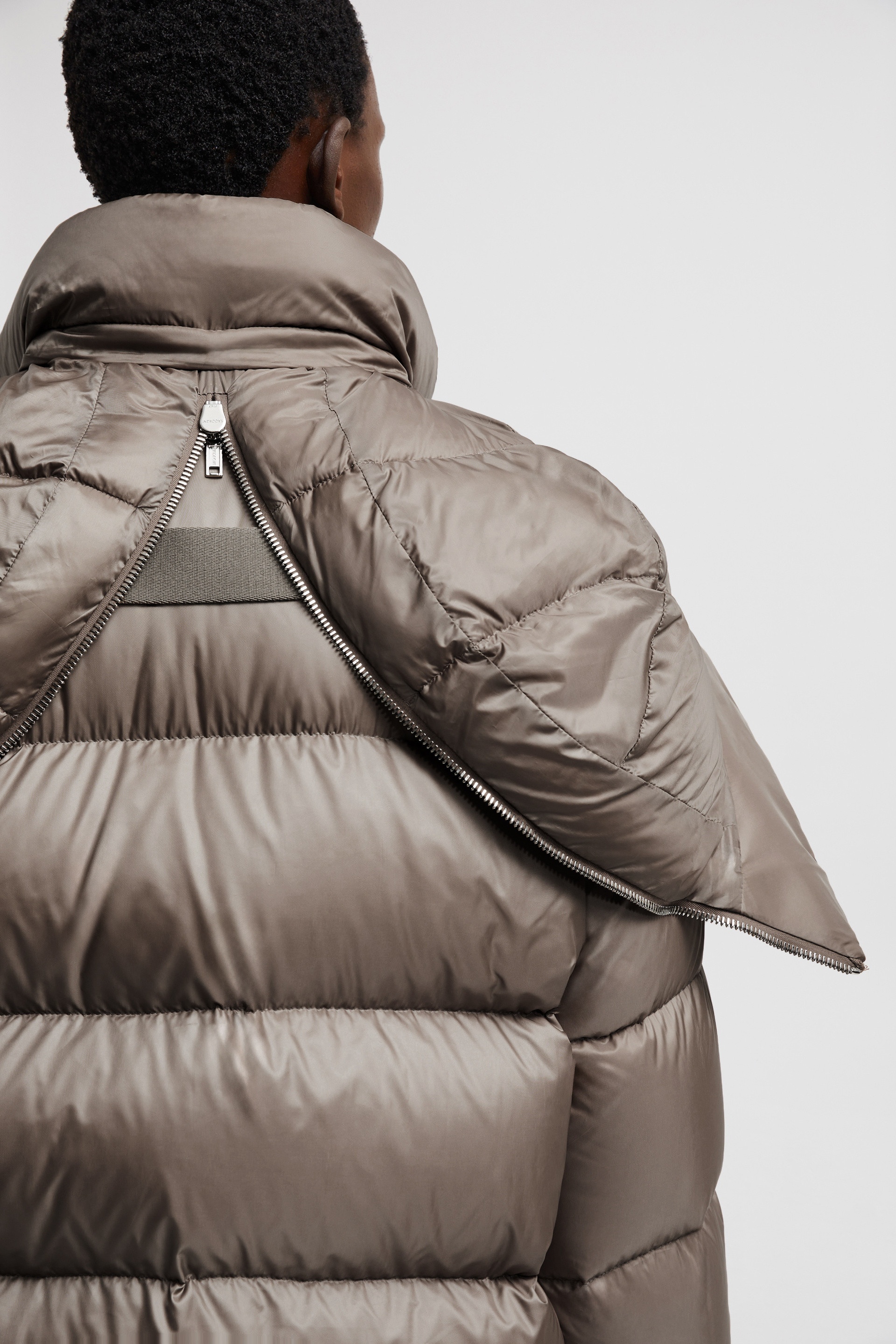 Moncler + Rick Owens Cyclopic Hooded Long Down Jacket - 7