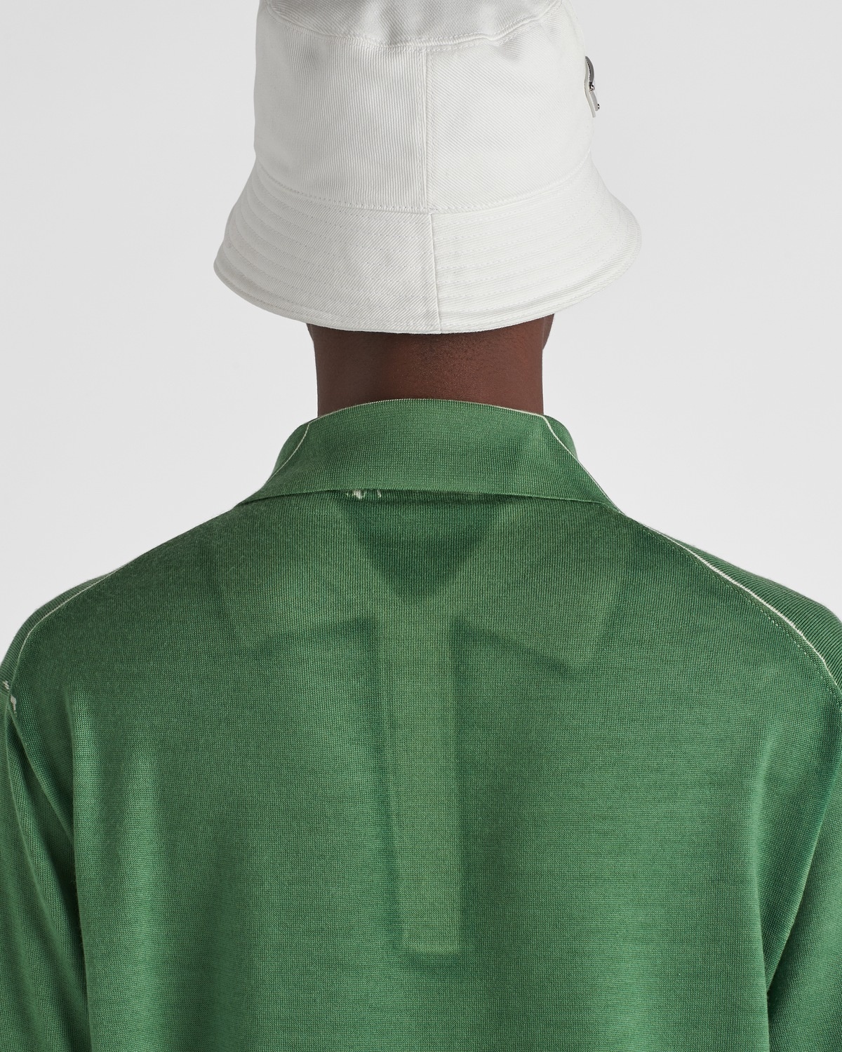 Wool and cashmere polo shirt - 4