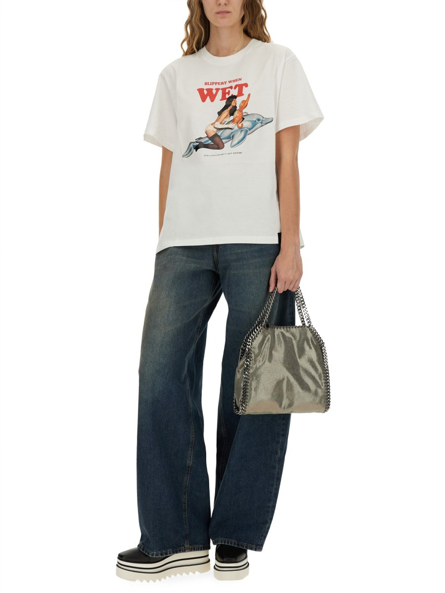 COTTON T-SHIRT WITH PRINT - 2