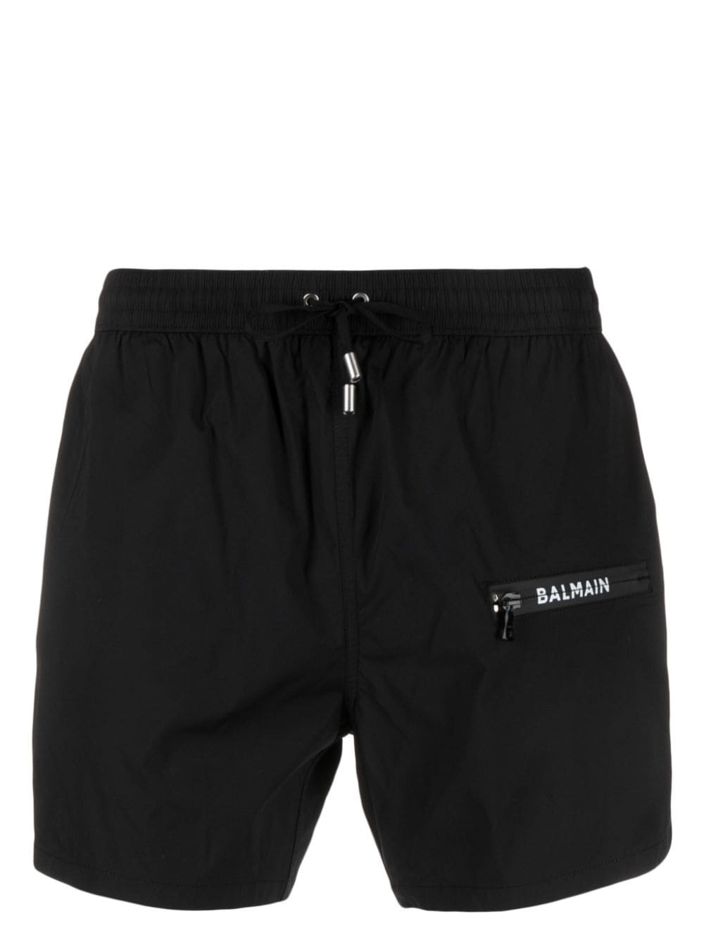 logo-print swim shorts - 1