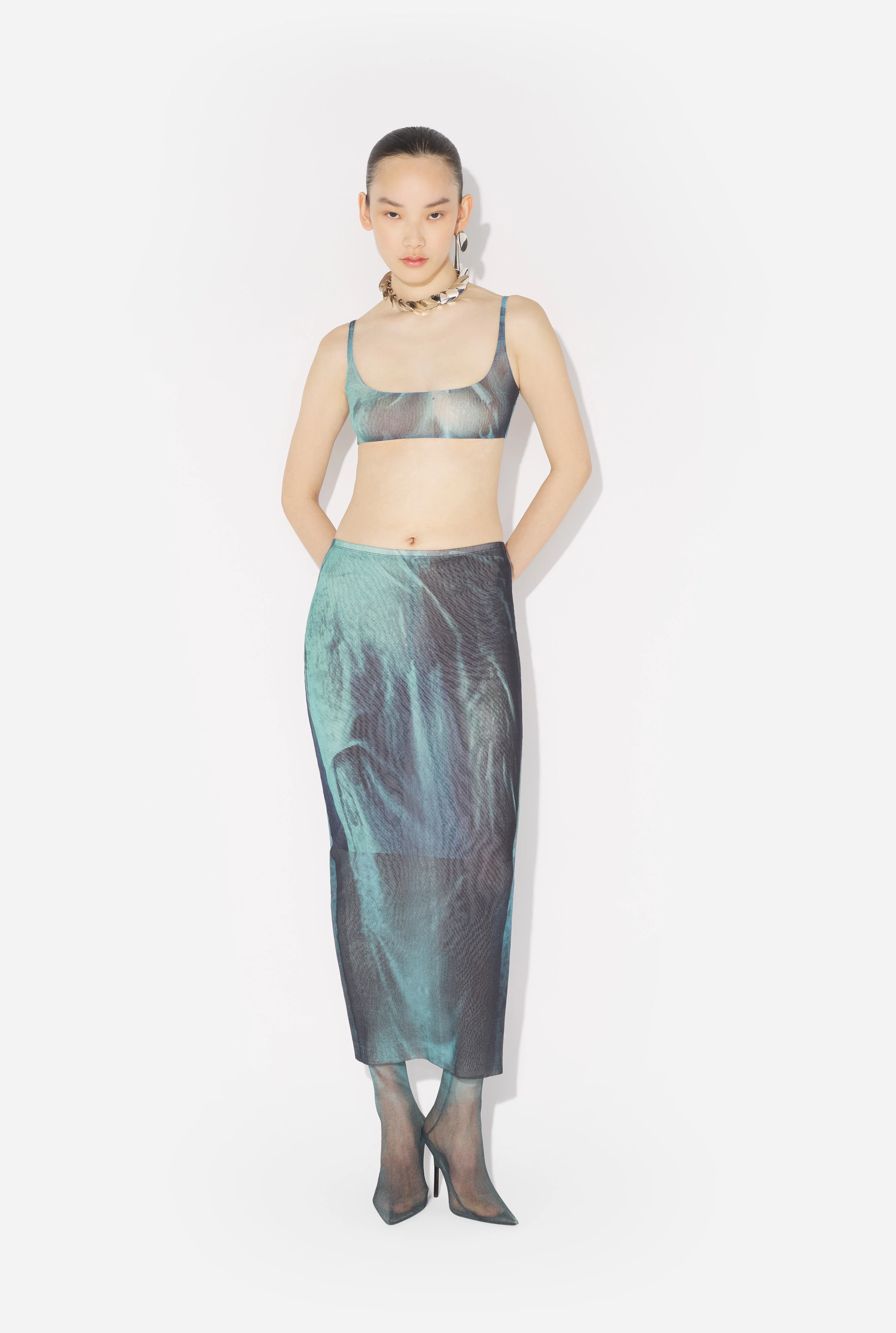 THE LONG WATER SKIRT - 1