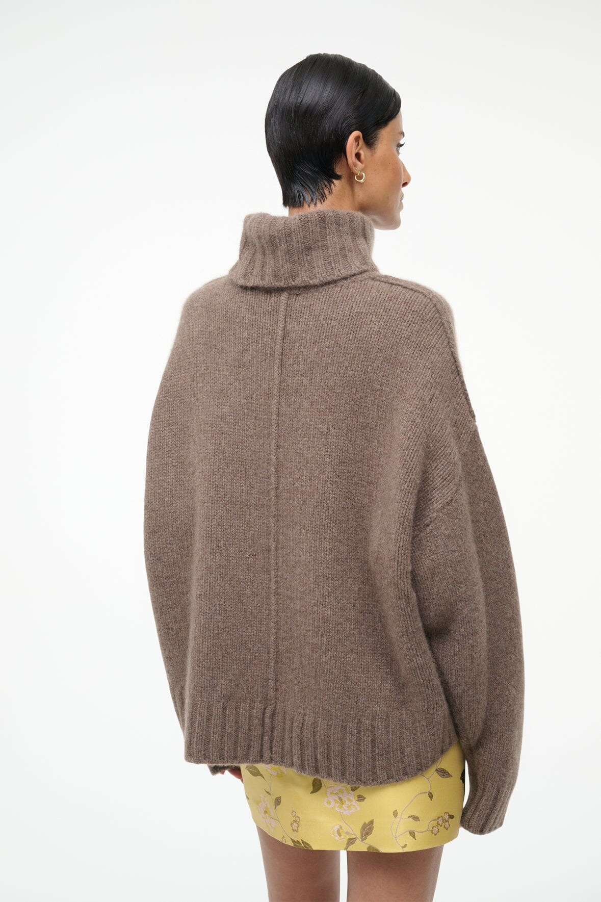 STAUD BETSY CASHMERE SWEATER TRUFFLE - 4