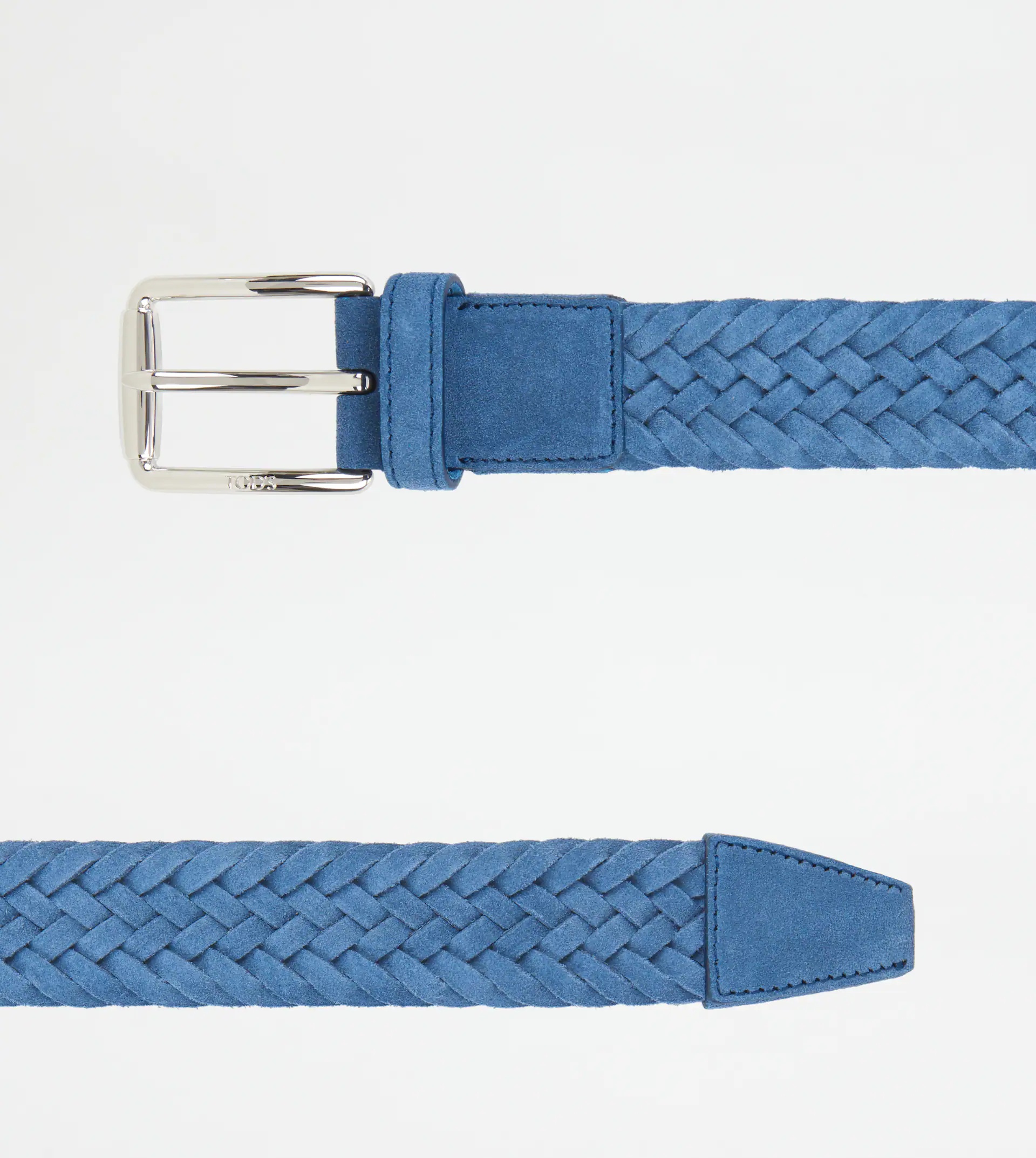 BELT IN SUEDE - LIGHT BLUE - 2
