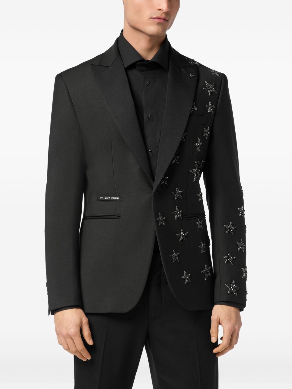Stars wool blazer - 3