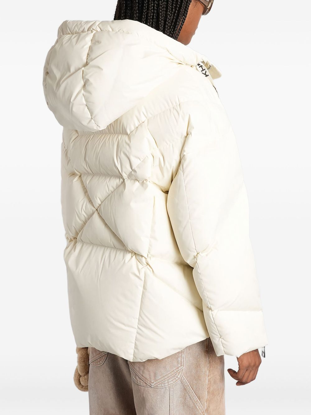 hooded quilted puffer jacket - 4