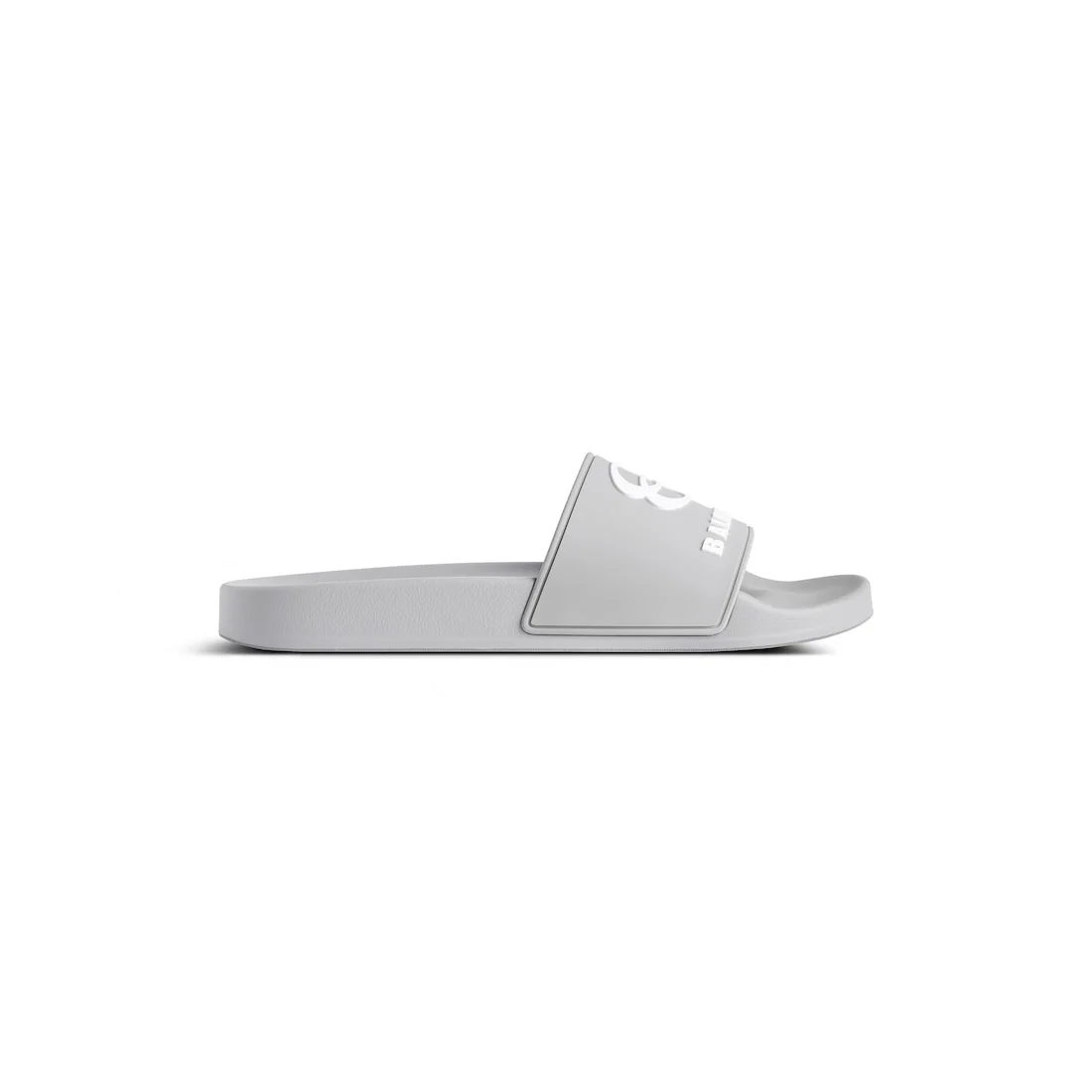 Men's Pool Slide Sandal in Grey/white - 1