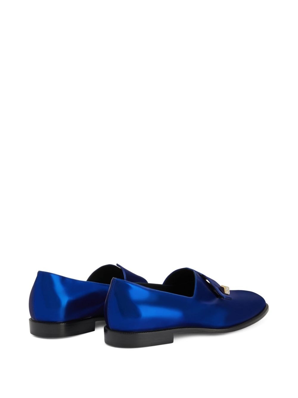 Marty metallic-effect loafers - 3