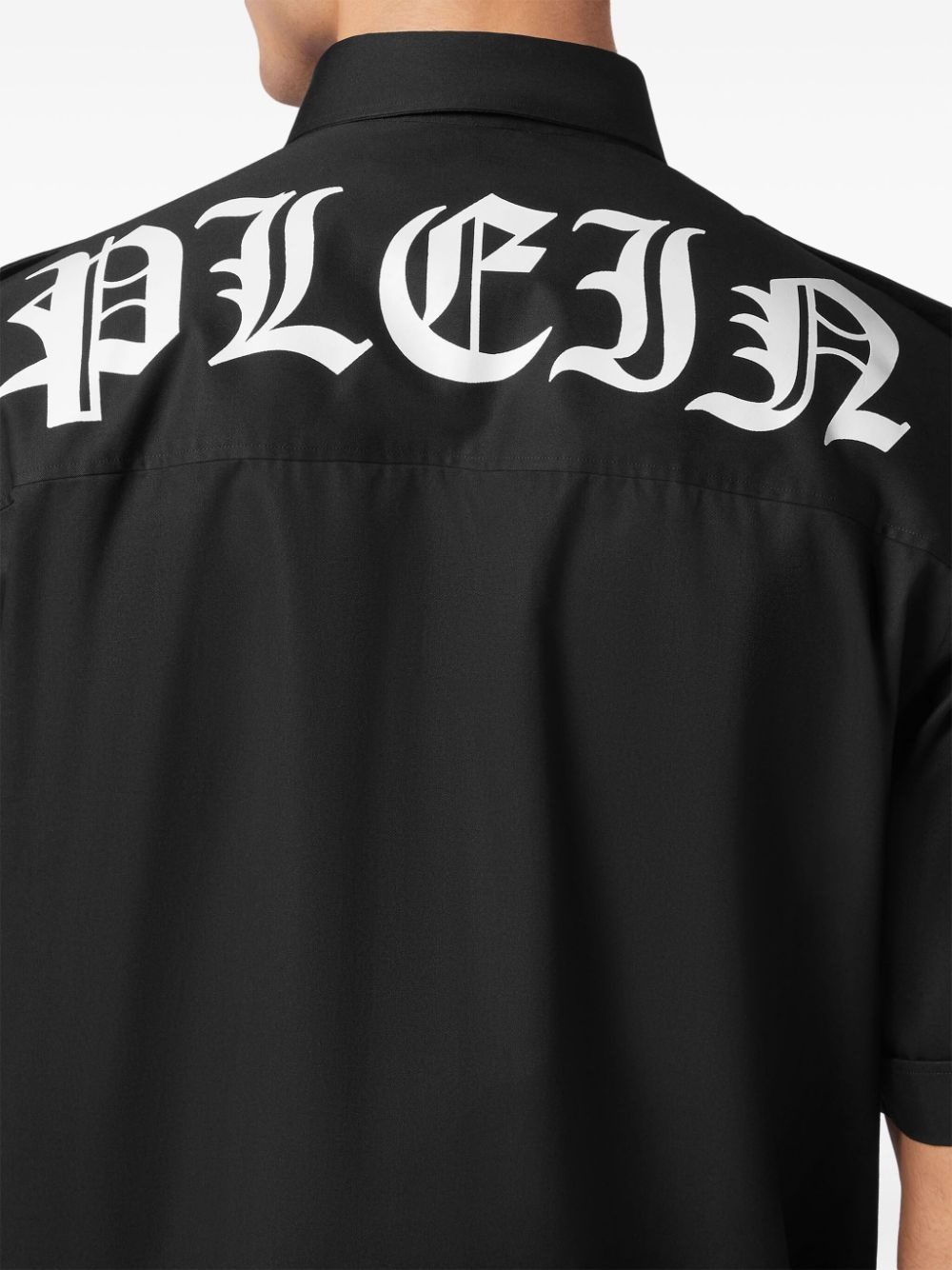 logo-appliquÃ© short-sleeved shirt - 4
