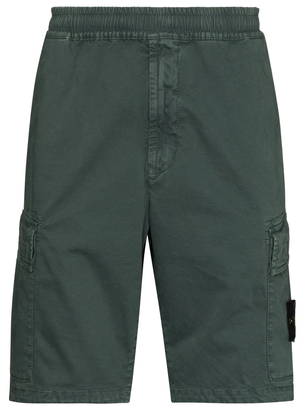 logo-patch cargo shorts - 1