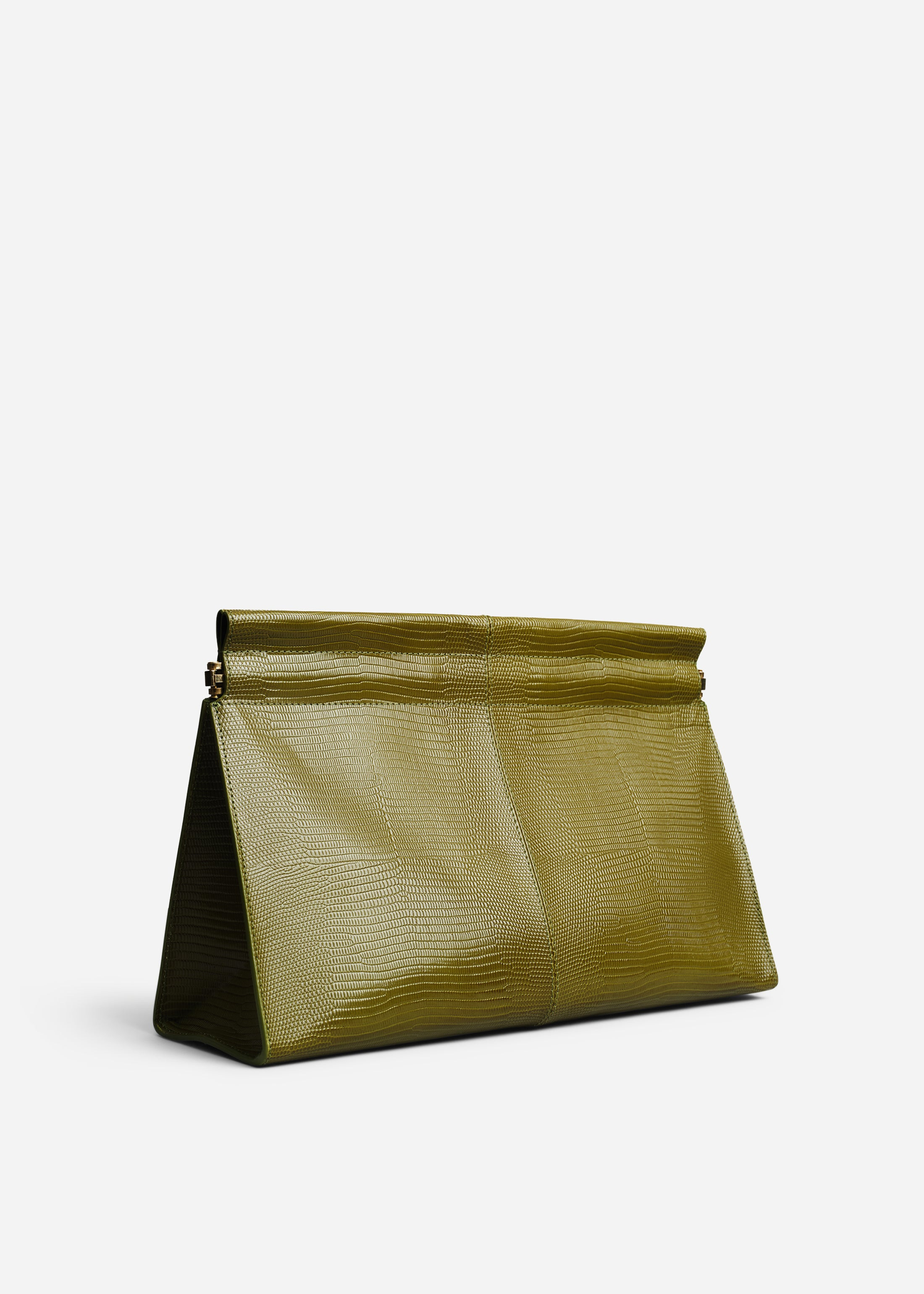 Large Leather Clutch - 2