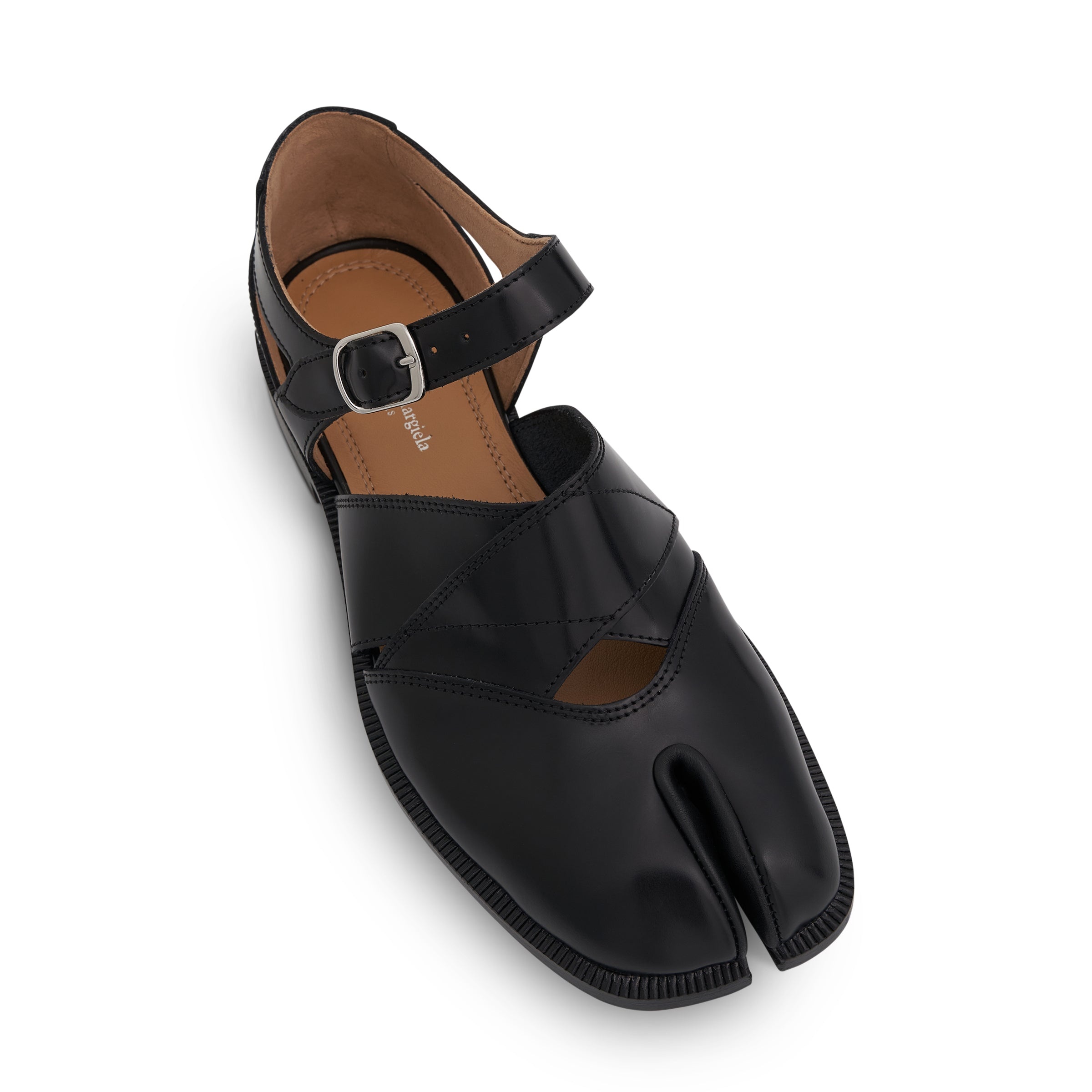 【MAISON MARGIELA】TABI TOE SANDAL Maison Margiela SSENSE Exclusive Black Exposed Toe Ankle