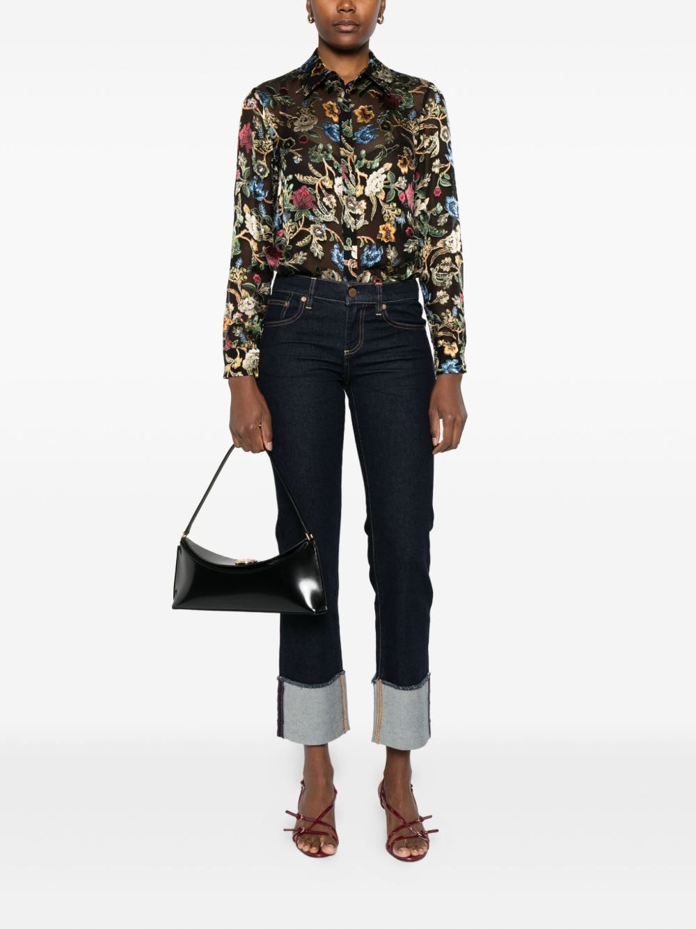Willa floral-print long-sleeve blouse - 2