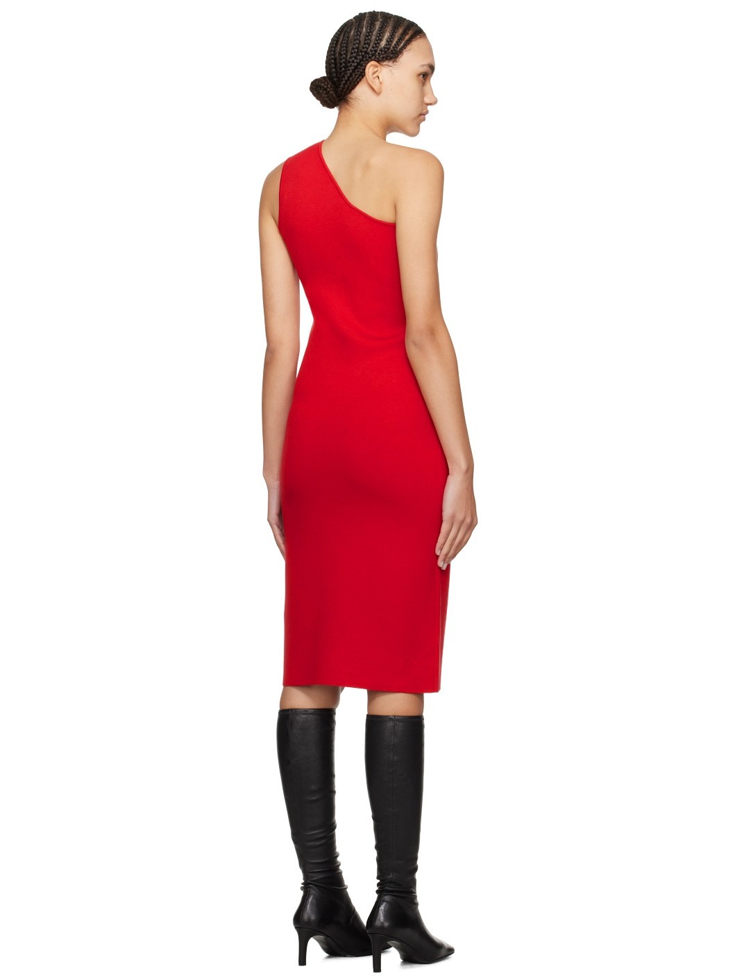 Red Palma Midi Dress - 3